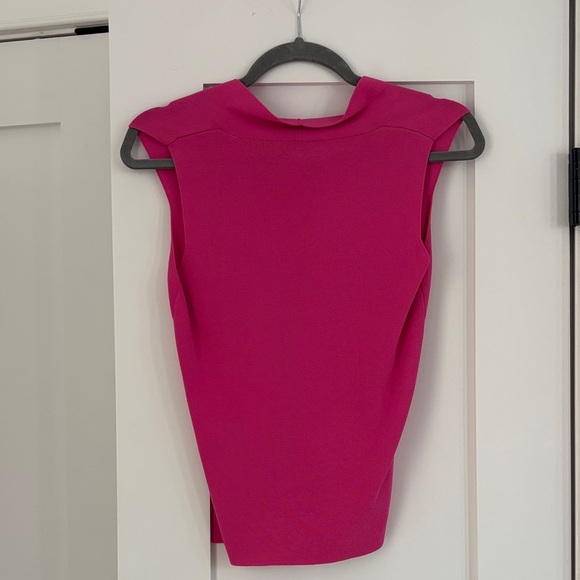Joseph Ribkoff Fuchsia Muscle Tee - Picture 3 of 3